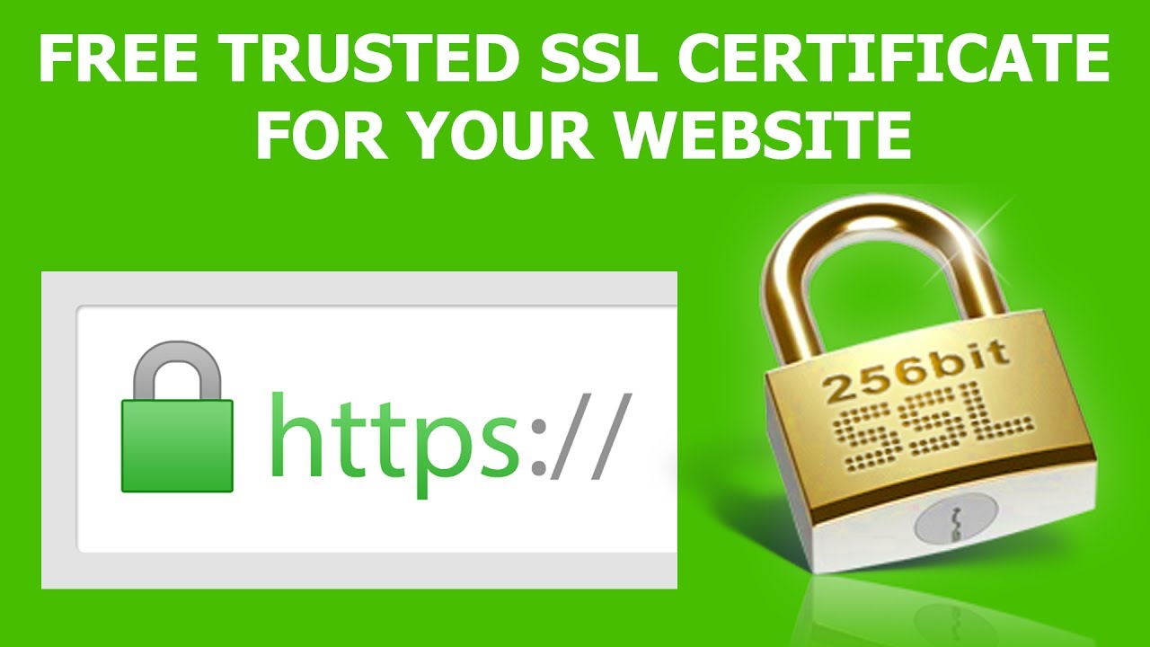 free ssl certificate for your website https